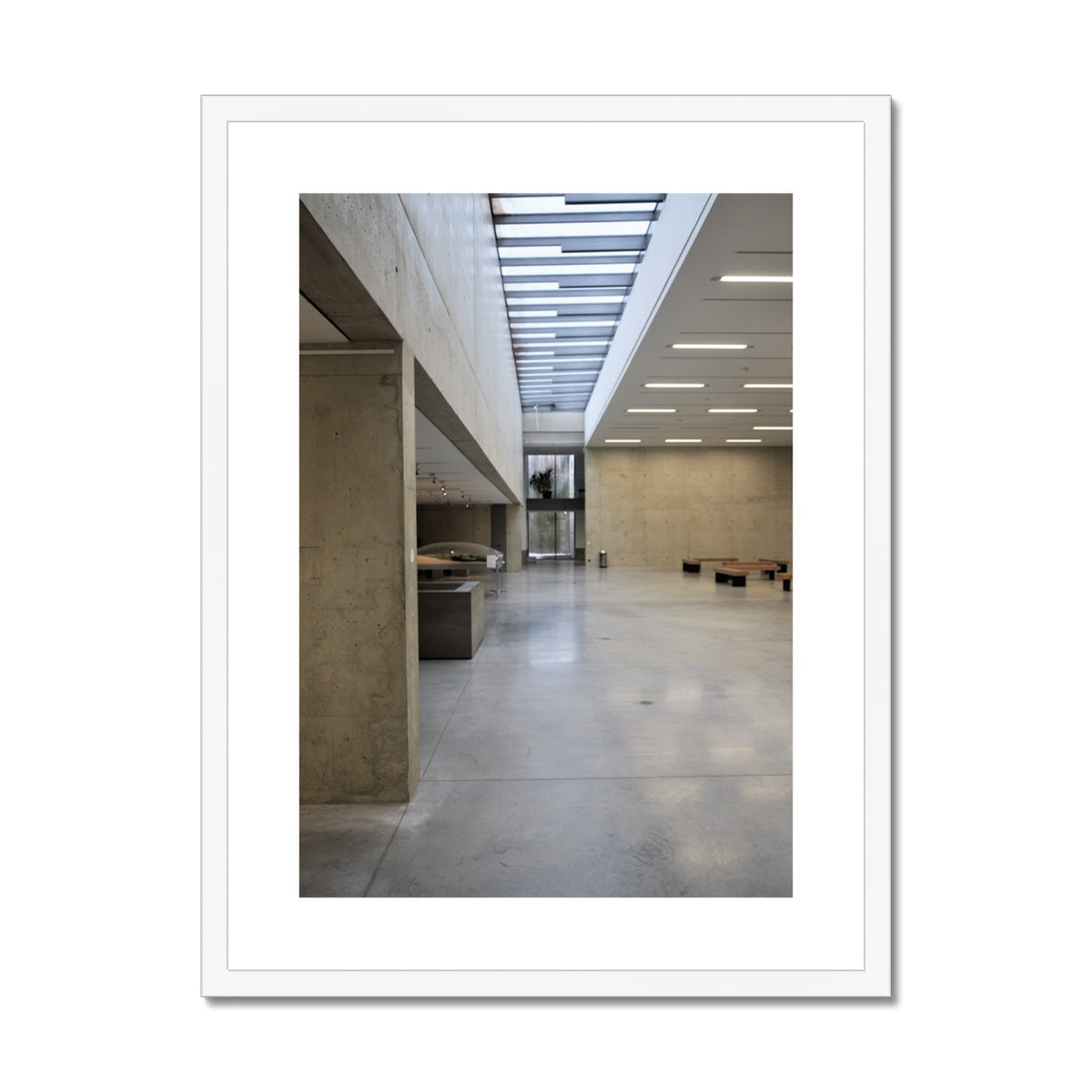 Architecture: Linear Space Framed & Mounted Print