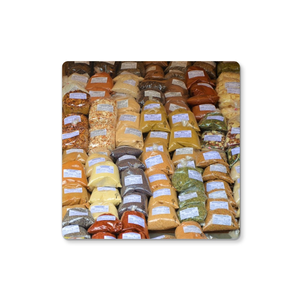 Food: Assortment of Spices Coaster