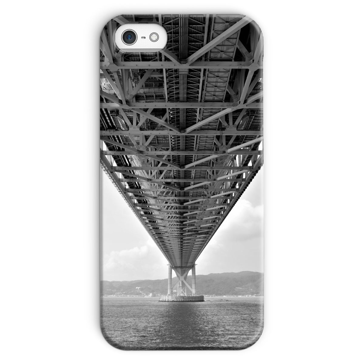 Engineering: Bridge Perspective, B&W Snap Phone Case