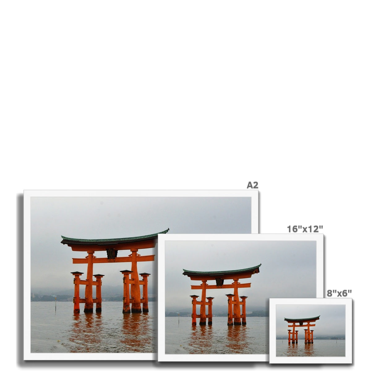 Architecture: Miyajima Gate, Japan Framed Print