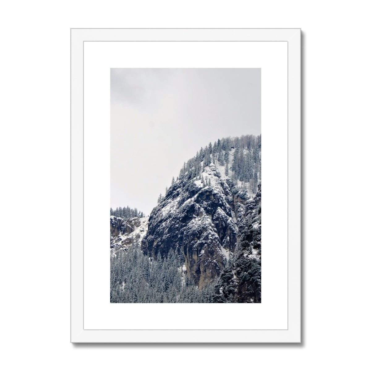 Mountain Landscape: Alps, Italy Framed & Mounted Print