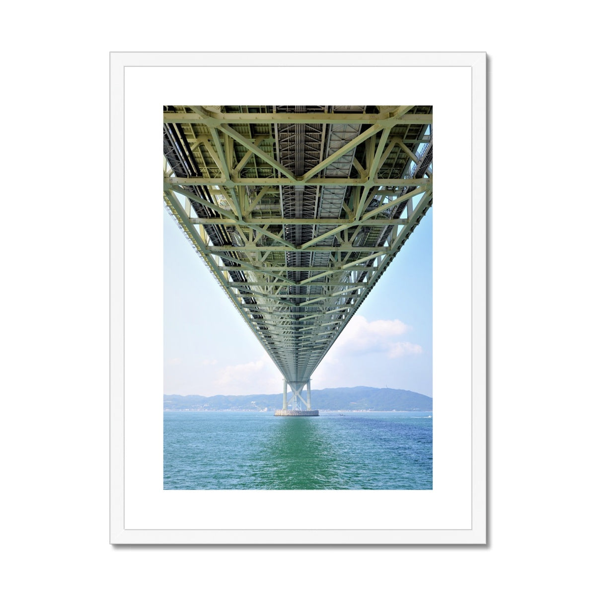 Engineering: Bridge Perspective Framed & Mounted Print