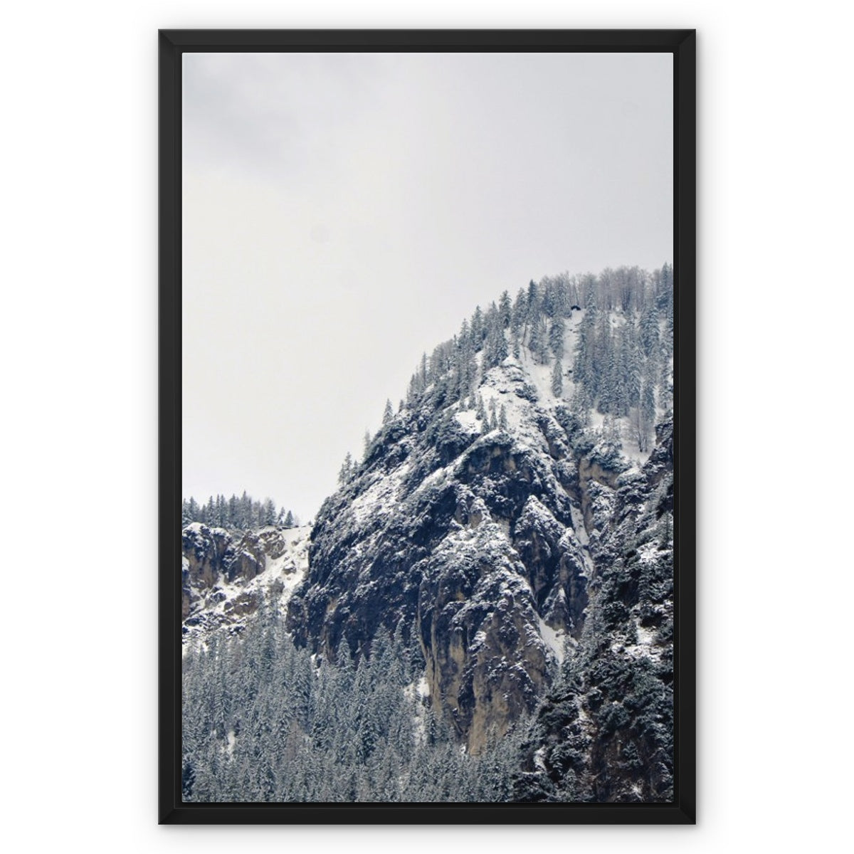 Mountain Landscape: Alps, Italy Framed Canvas