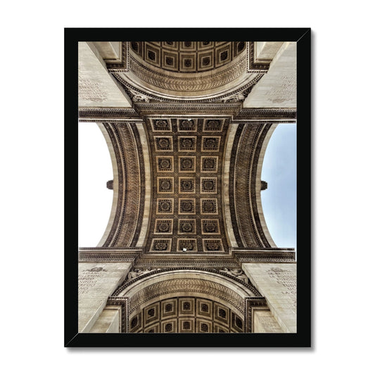 Architecture: Arc du Triomphe, Paris, France Framed Print