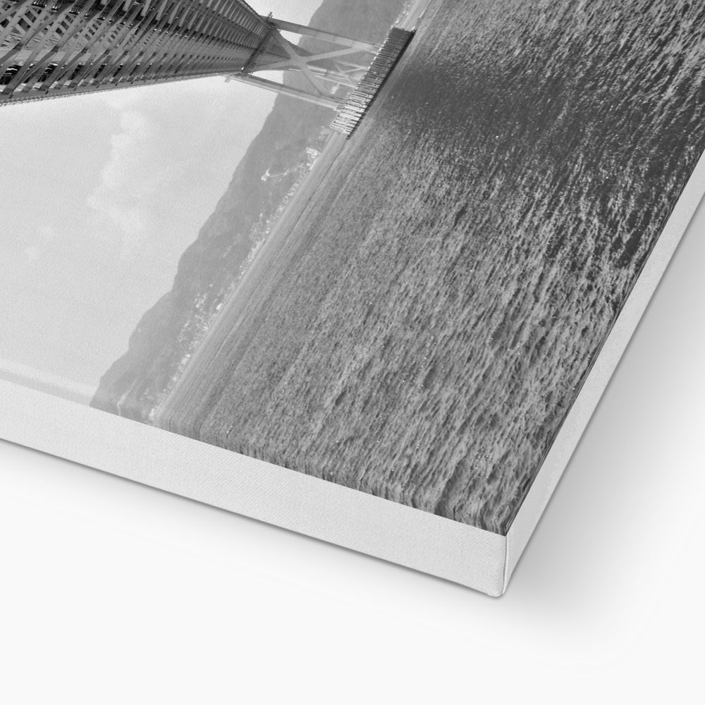 Engineering: Bridge Perspective, B&W Eco Canvas