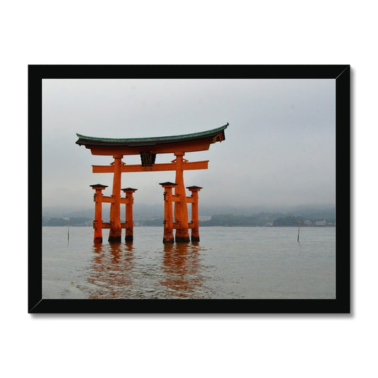 Architecture: Miyajima Gate, Japan Framed Print