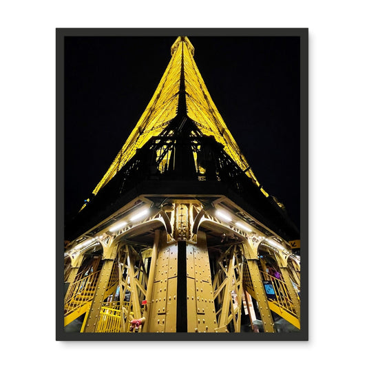 Architecture: Eiffel Tower, Paris, France Framed Photo Tile