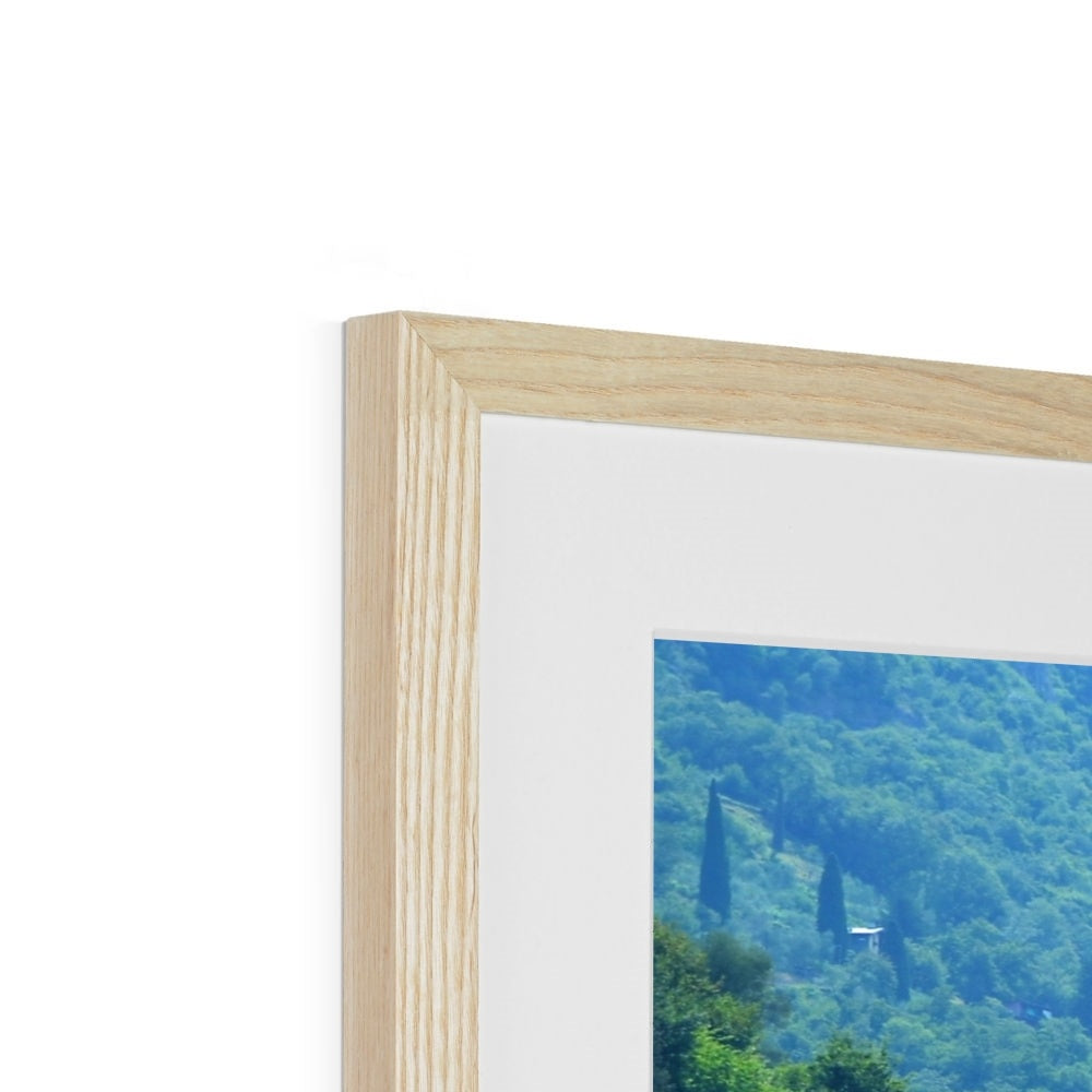 Streets: Lake Como, Italy Framed & Mounted Print