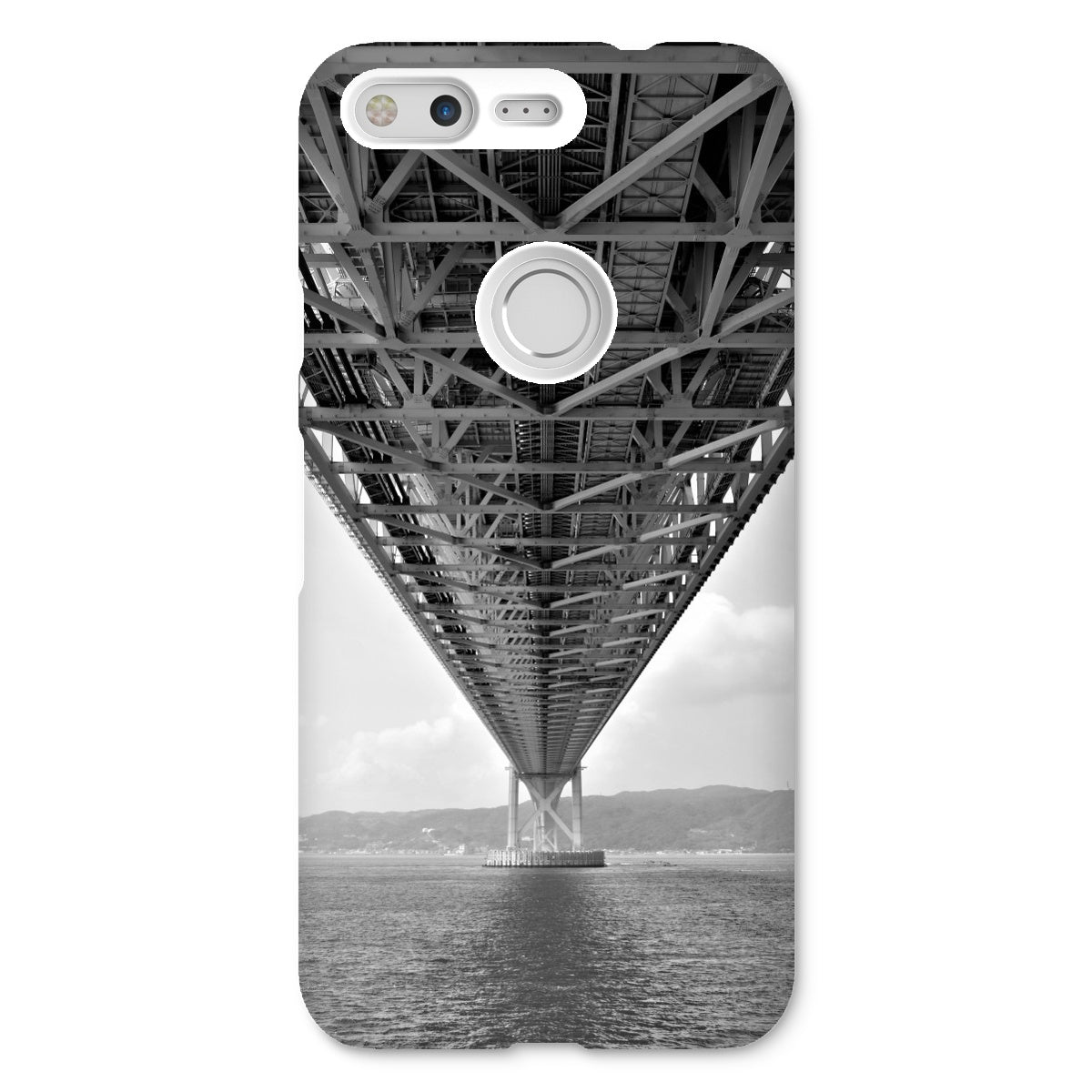 Engineering: Bridge Perspective, B&W Snap Phone Case