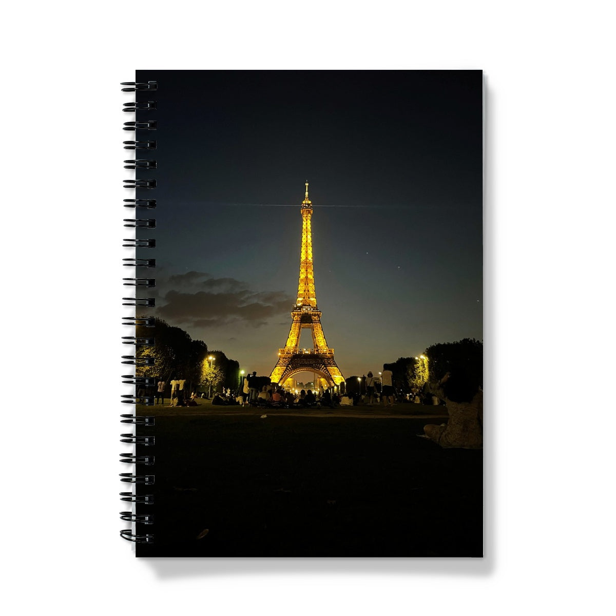 Architecture: Effiel Tower by Night, Paris, France Notebook