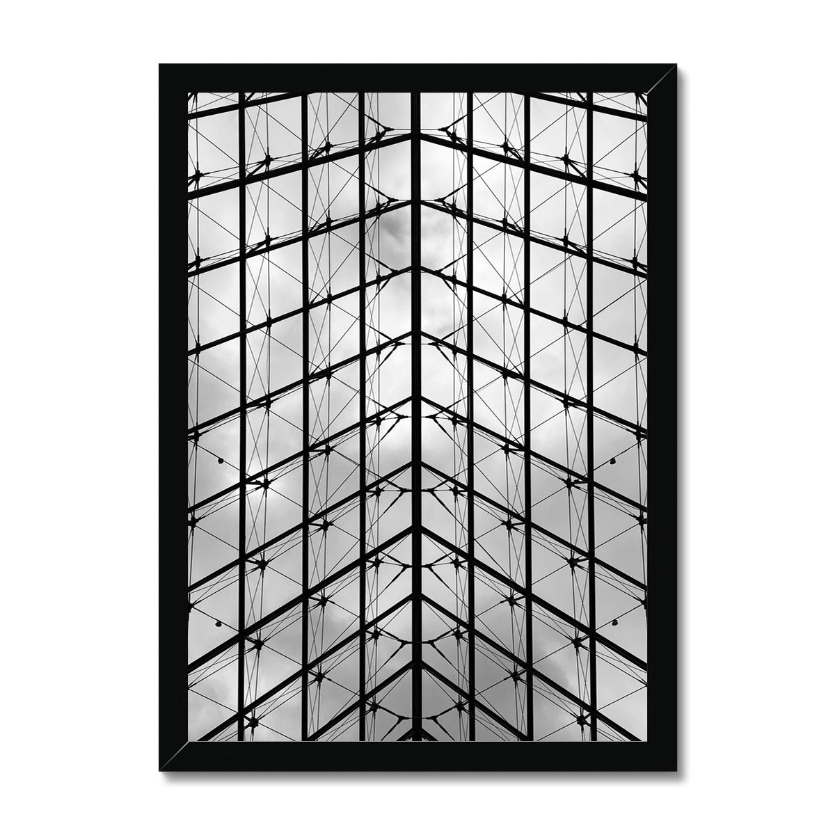 Architecture: The Louvre, Paris, France Framed Print