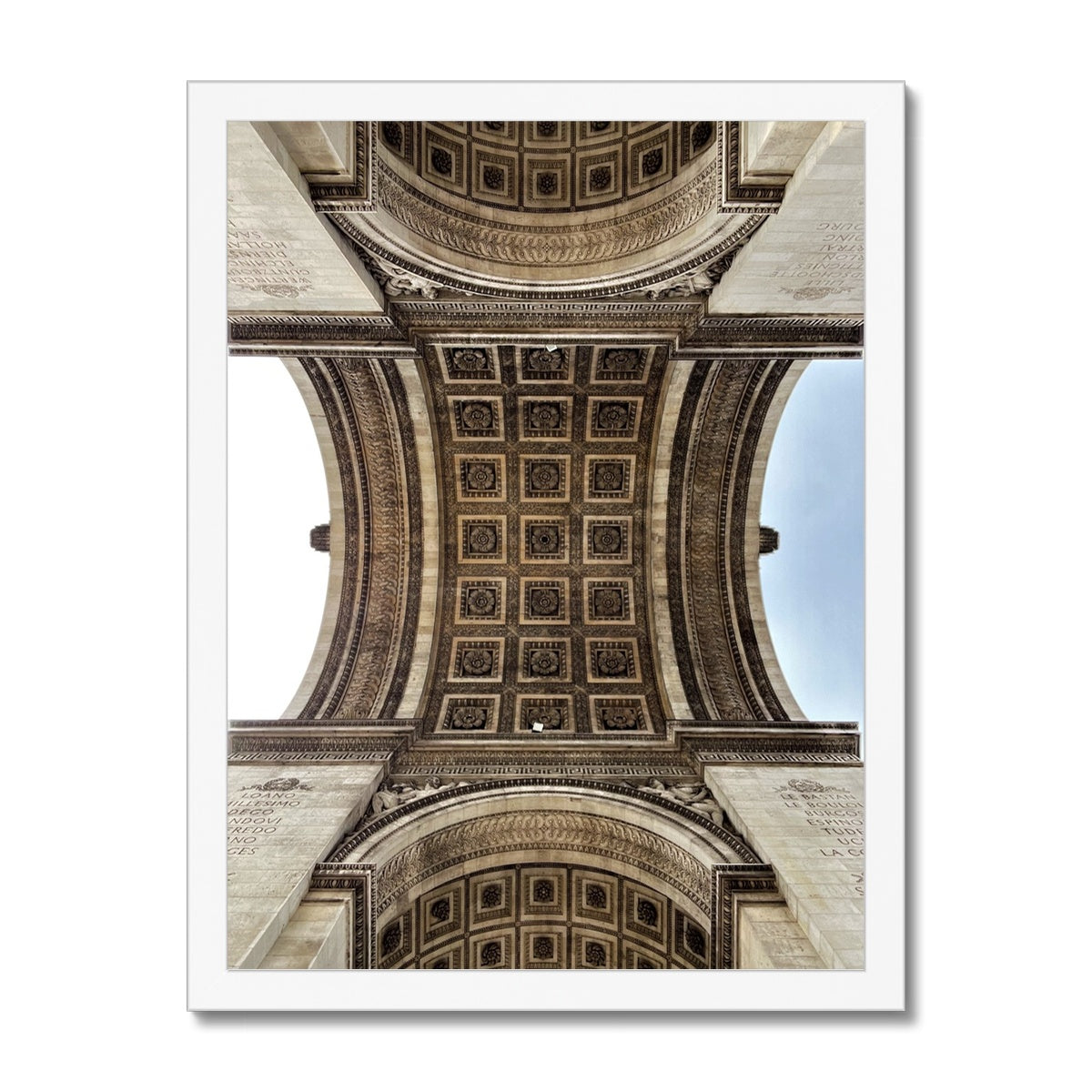 Architecture: Arc du Triomphe, Paris, France Framed Print