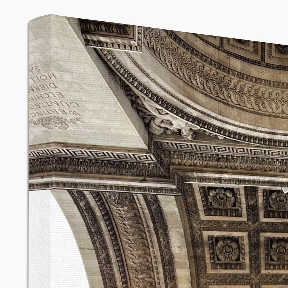 Architecture: Arc du Triomphe, Paris, France Canvas