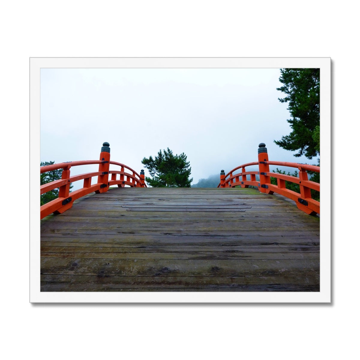 Symmetry: Bridge Framed Print