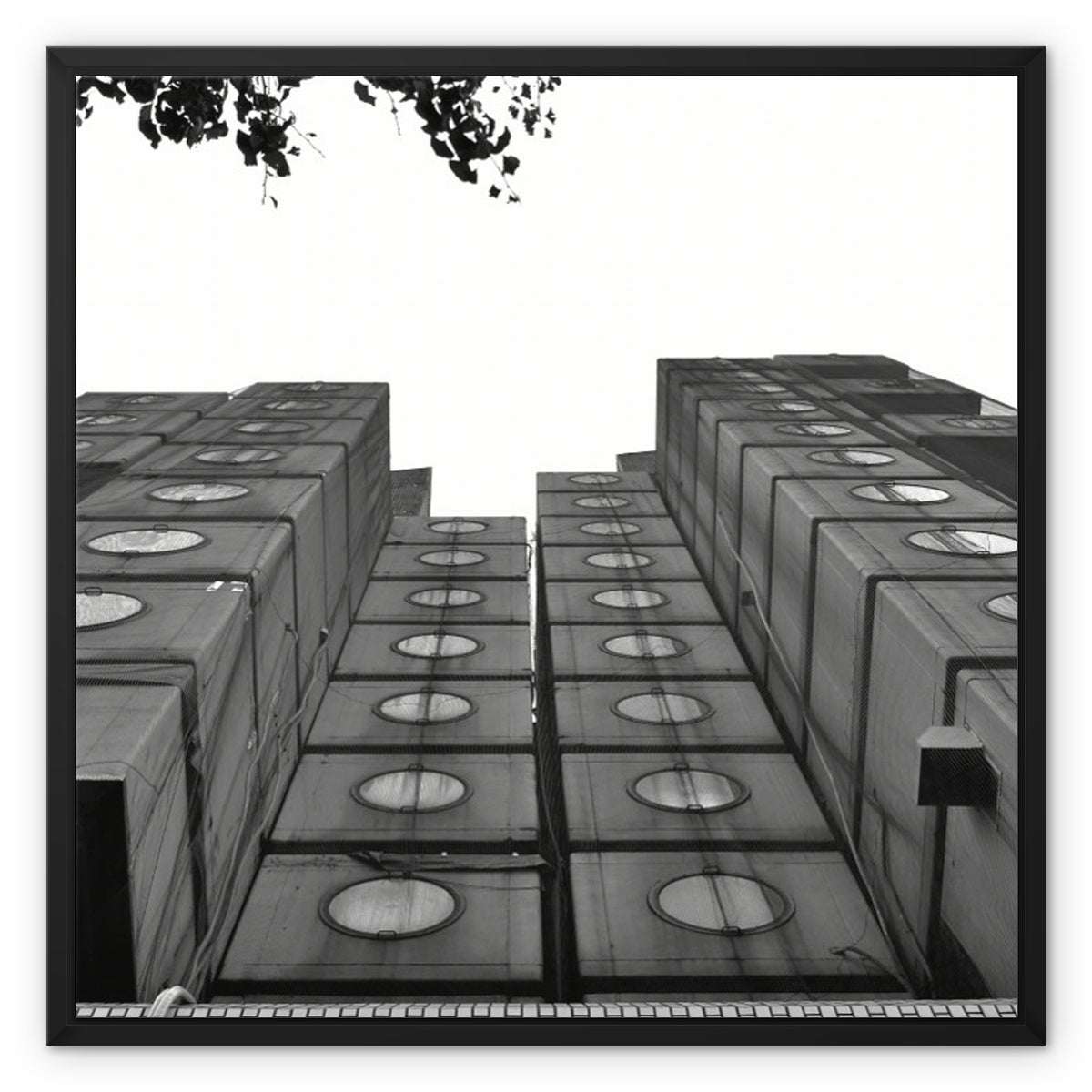 Architecture: Capsule Hotel Framed Canvas