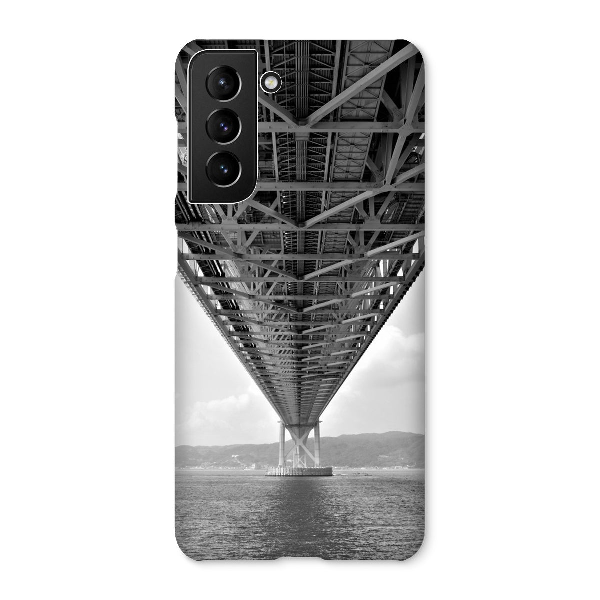 Engineering: Bridge Perspective, B&W Snap Phone Case