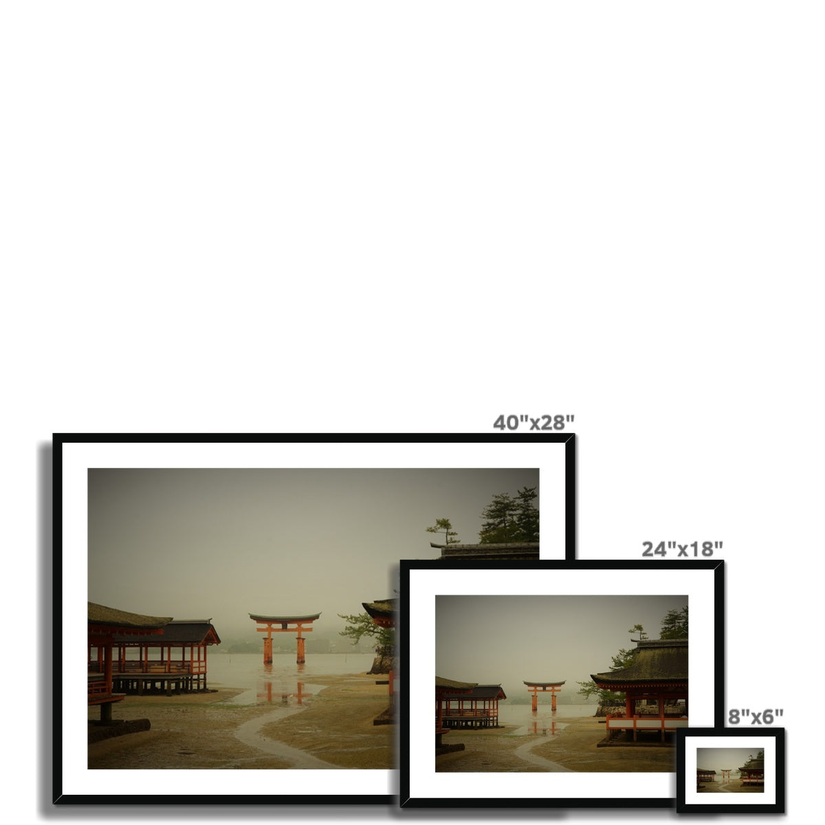 Landscape: Miyajima, Japan Framed & Mounted Print