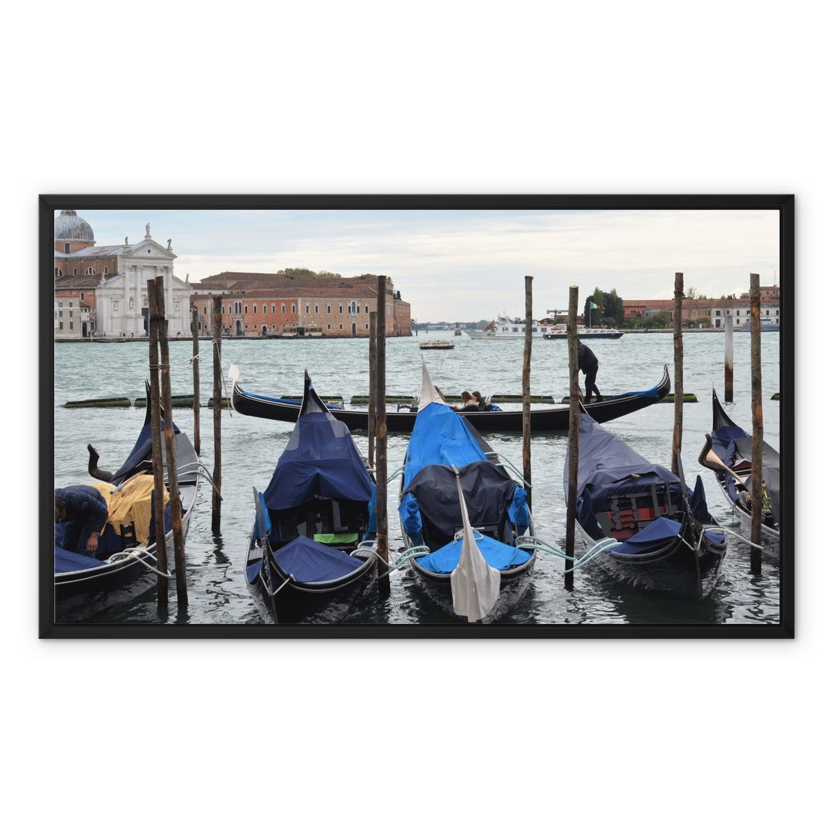 Streets: Venice, Italy Framed Canvas