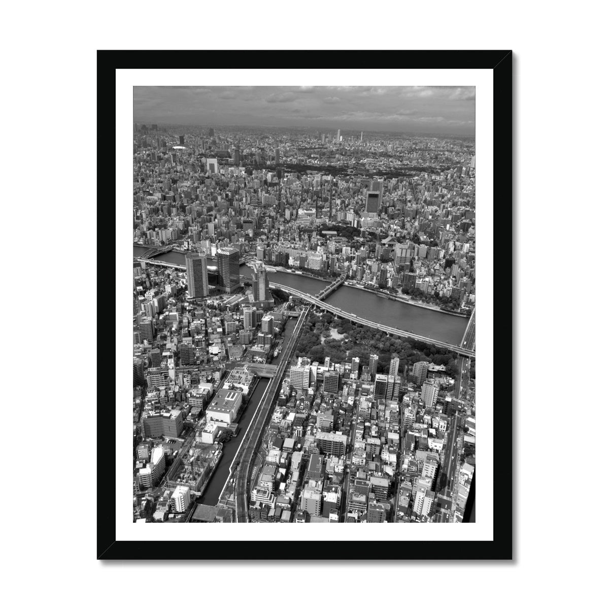 Tokyo City, Japan Framed Print