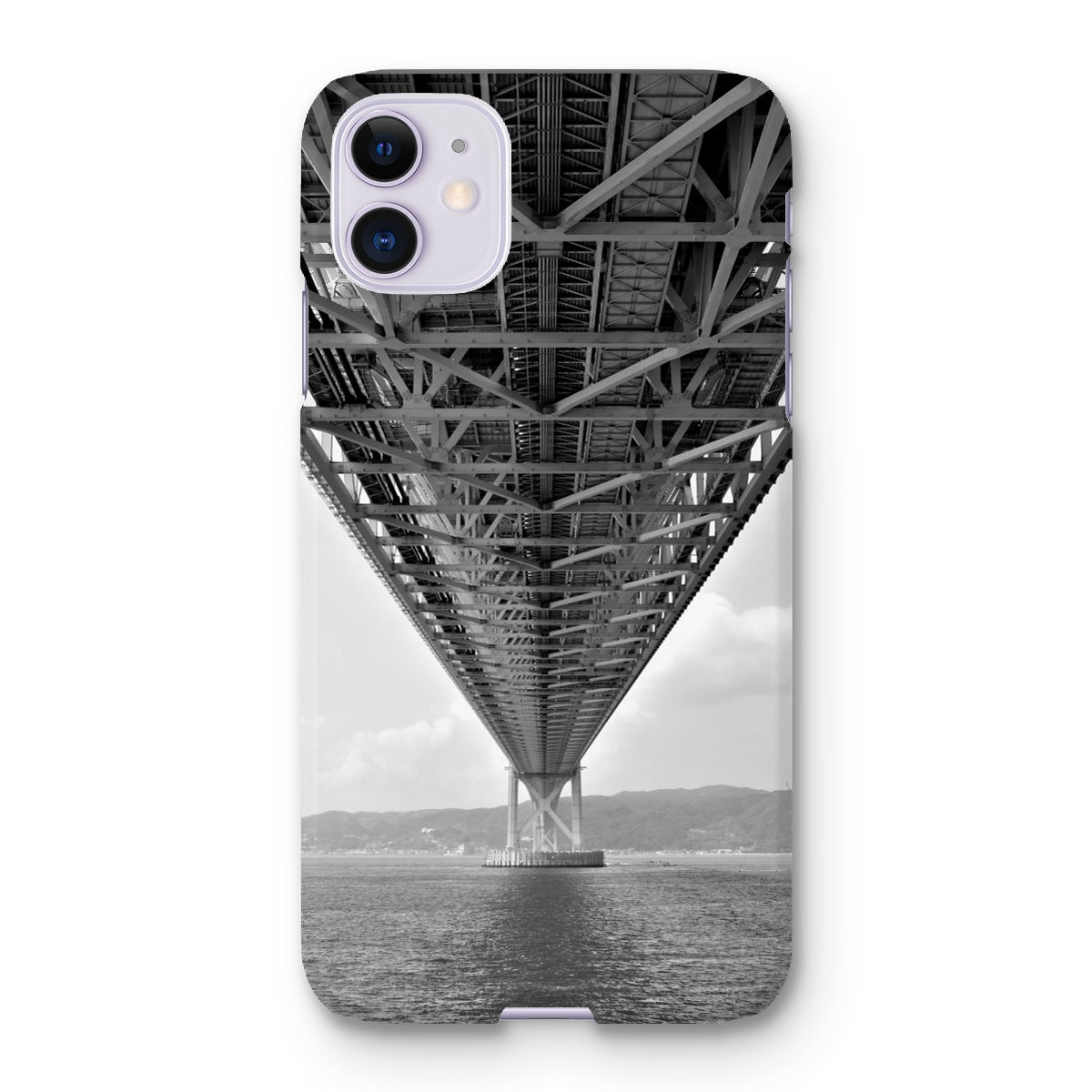 Engineering: Bridge Perspective, B&W Snap Phone Case