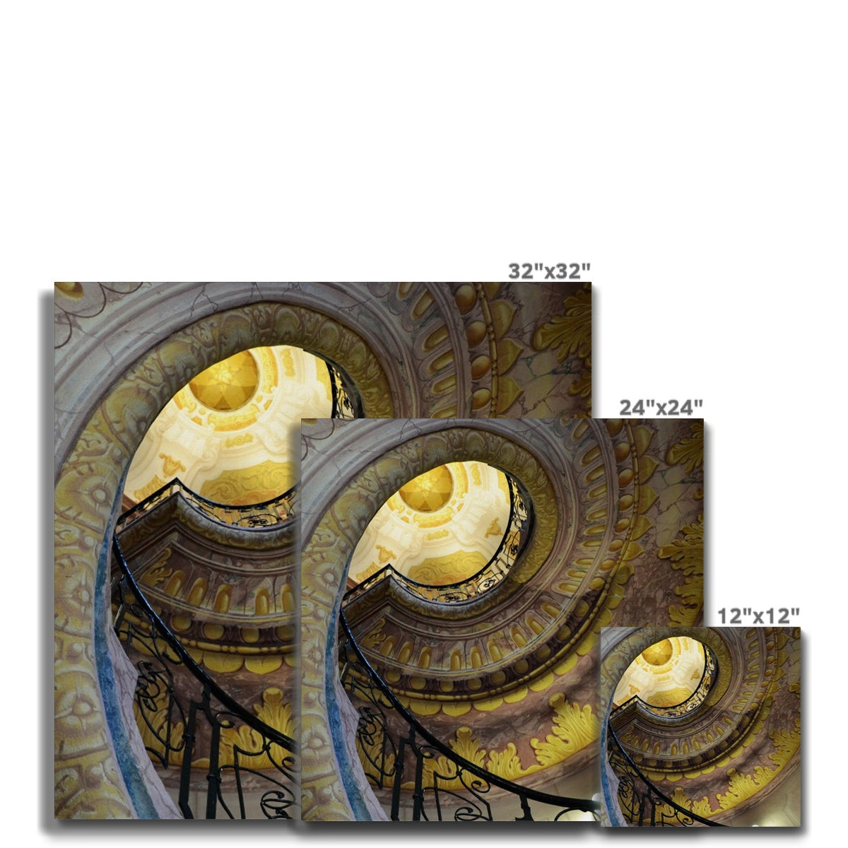 Architecture: Decorative Staircase Canvas