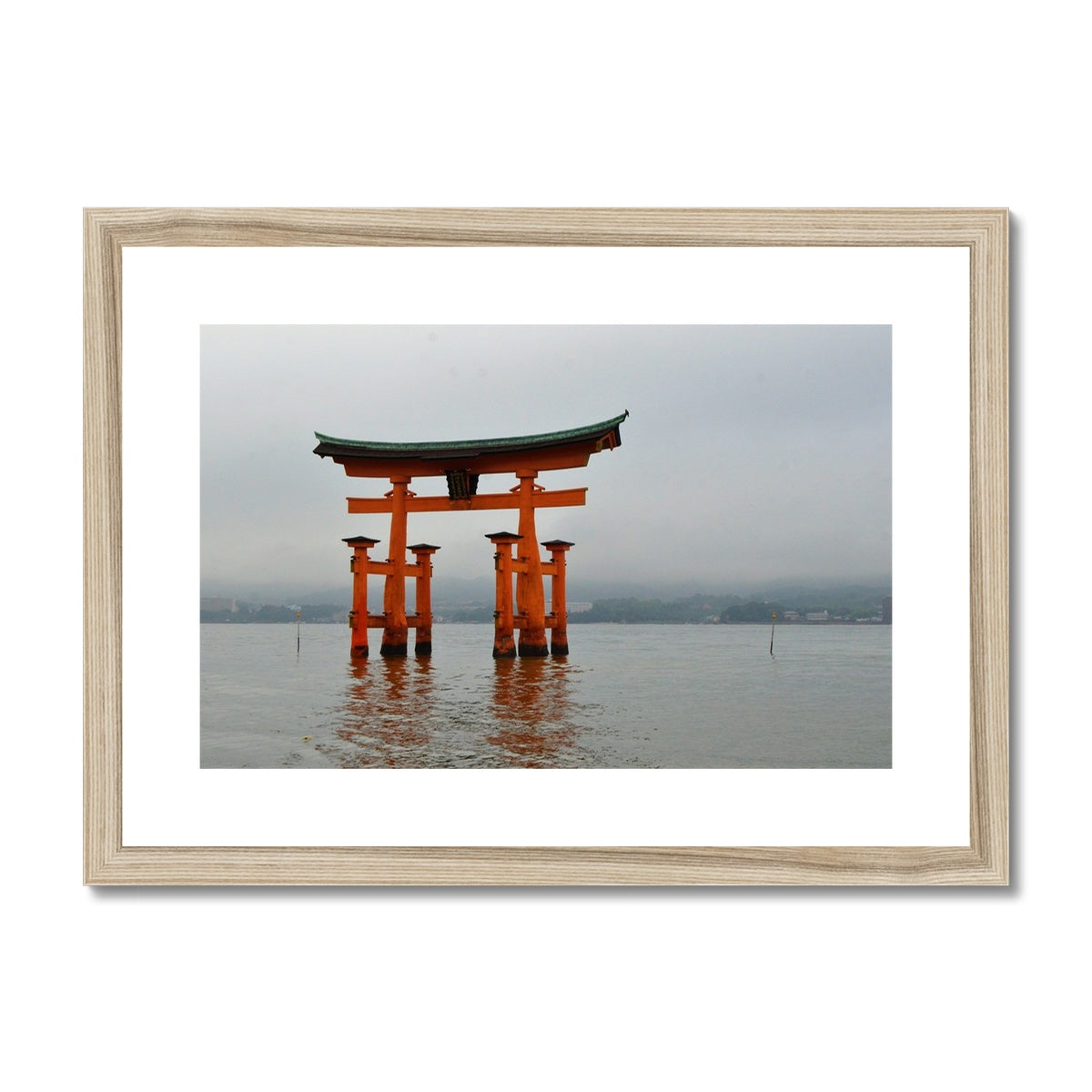 Architecture: Miyajima Gate, Japan Framed & Mounted Print