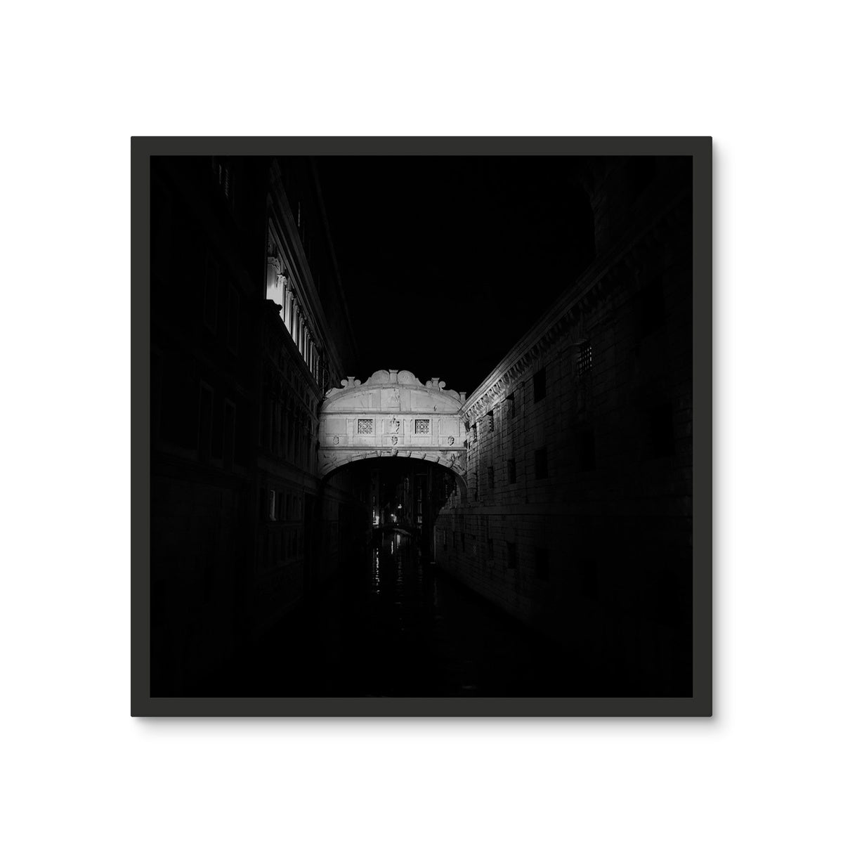 Architecture: Ponte dei Sospiri, Venezia, Italy Framed Photo Tile