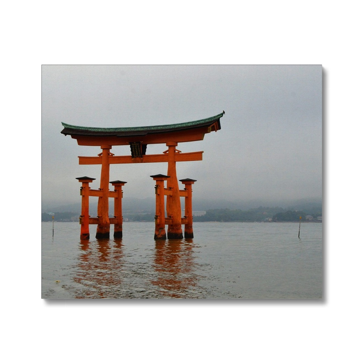 Architecture: Miyajima Gate, Japan Canvas