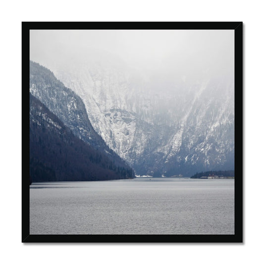 Mountain Lake Landscape Framed Print