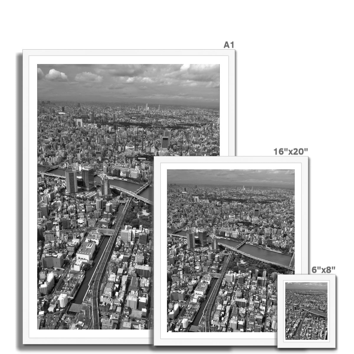 Tokyo City, Japan Framed Print