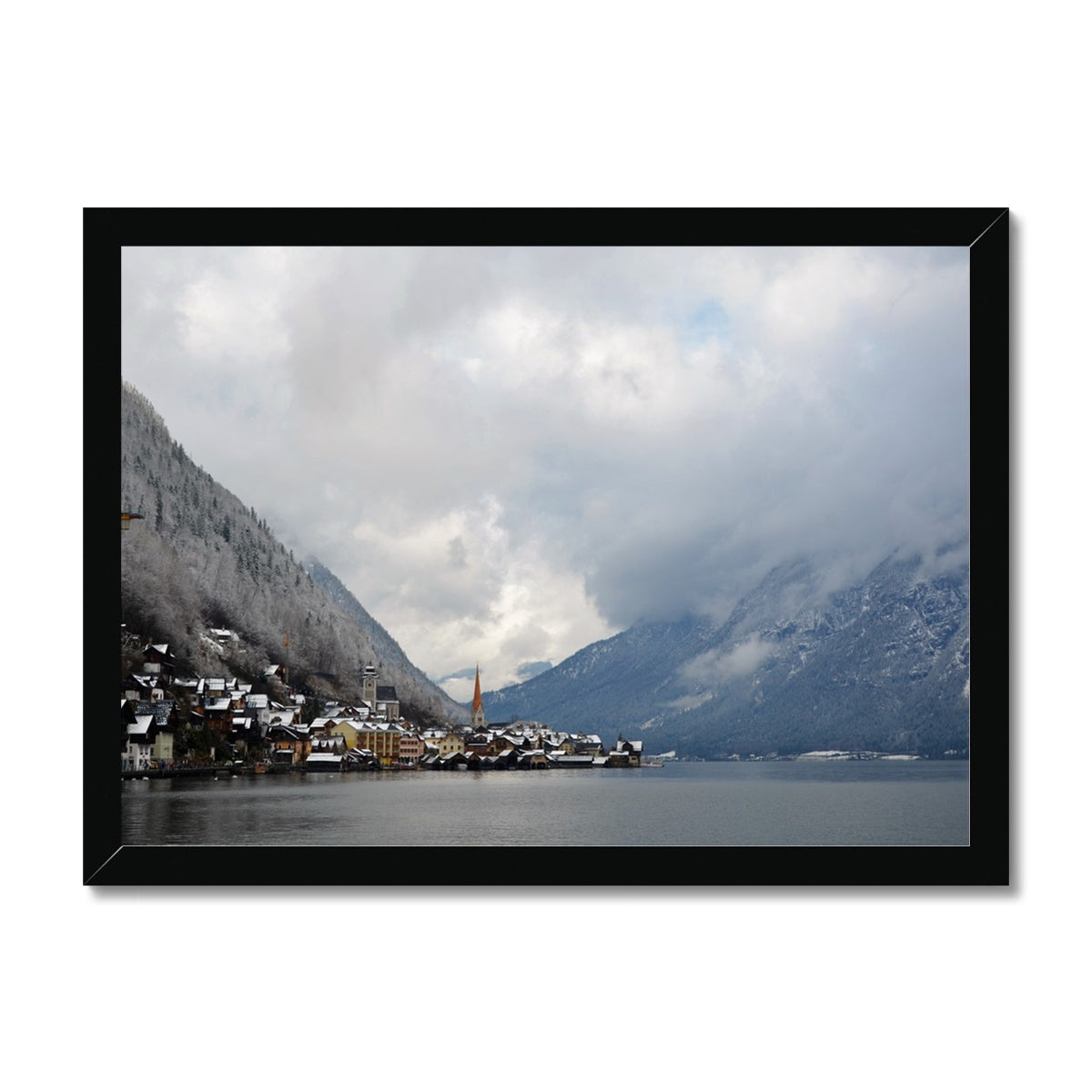 Landscape: Hallstadt, Austria Framed Print