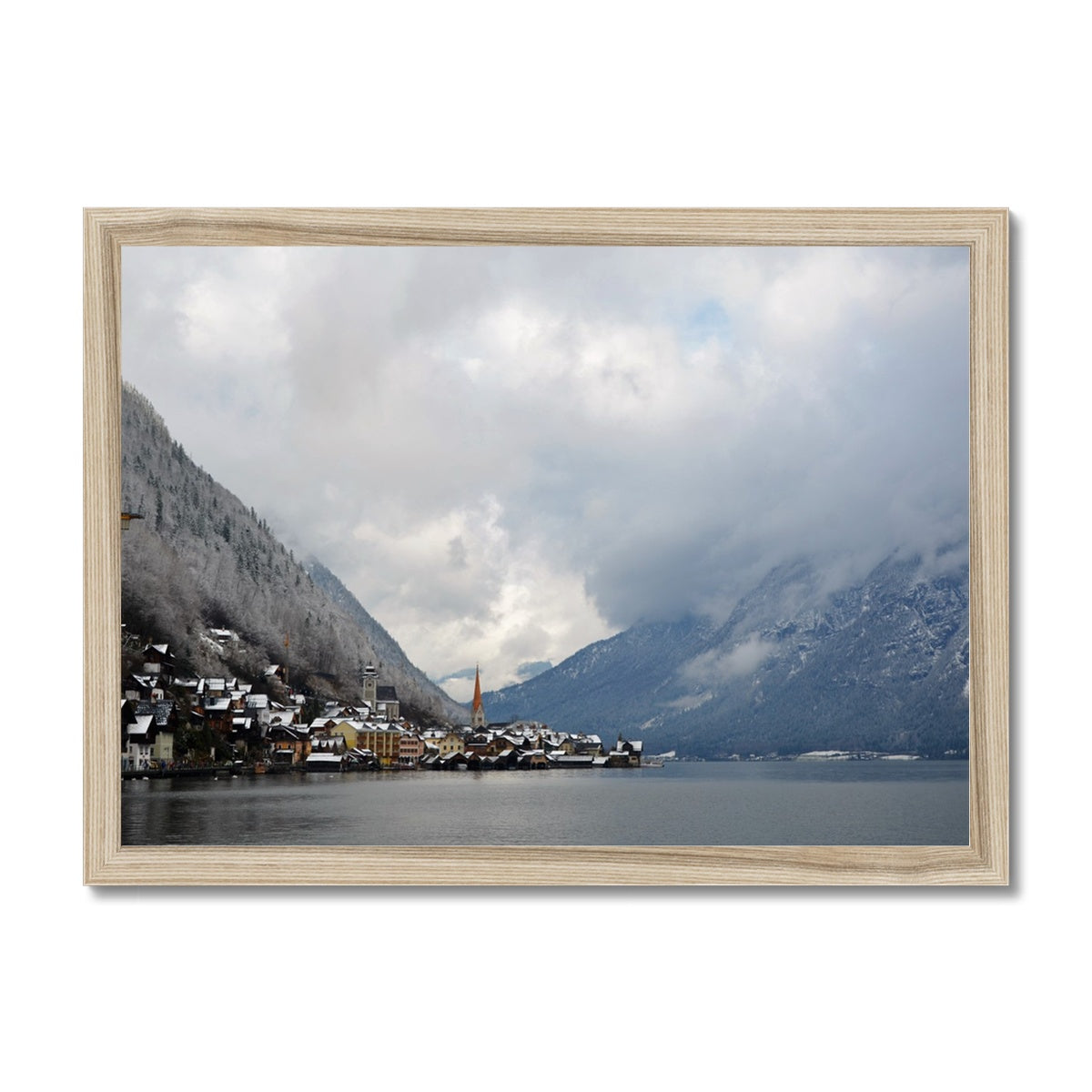 Landscape: Hallstadt, Austria Framed Print