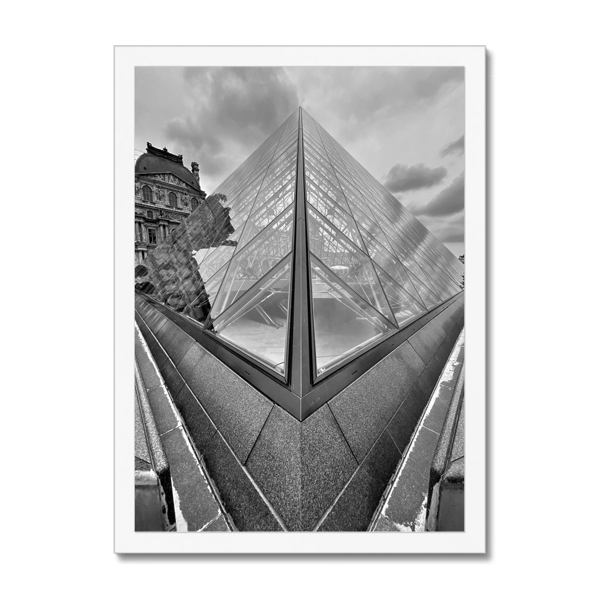 Architecture: Louvre, Paris, France Framed Print