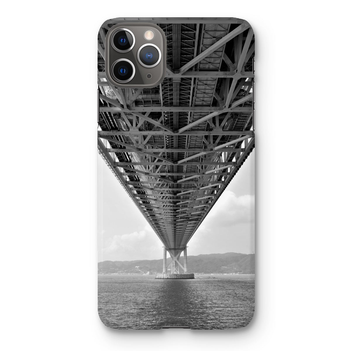 Engineering: Bridge Perspective, B&W Snap Phone Case