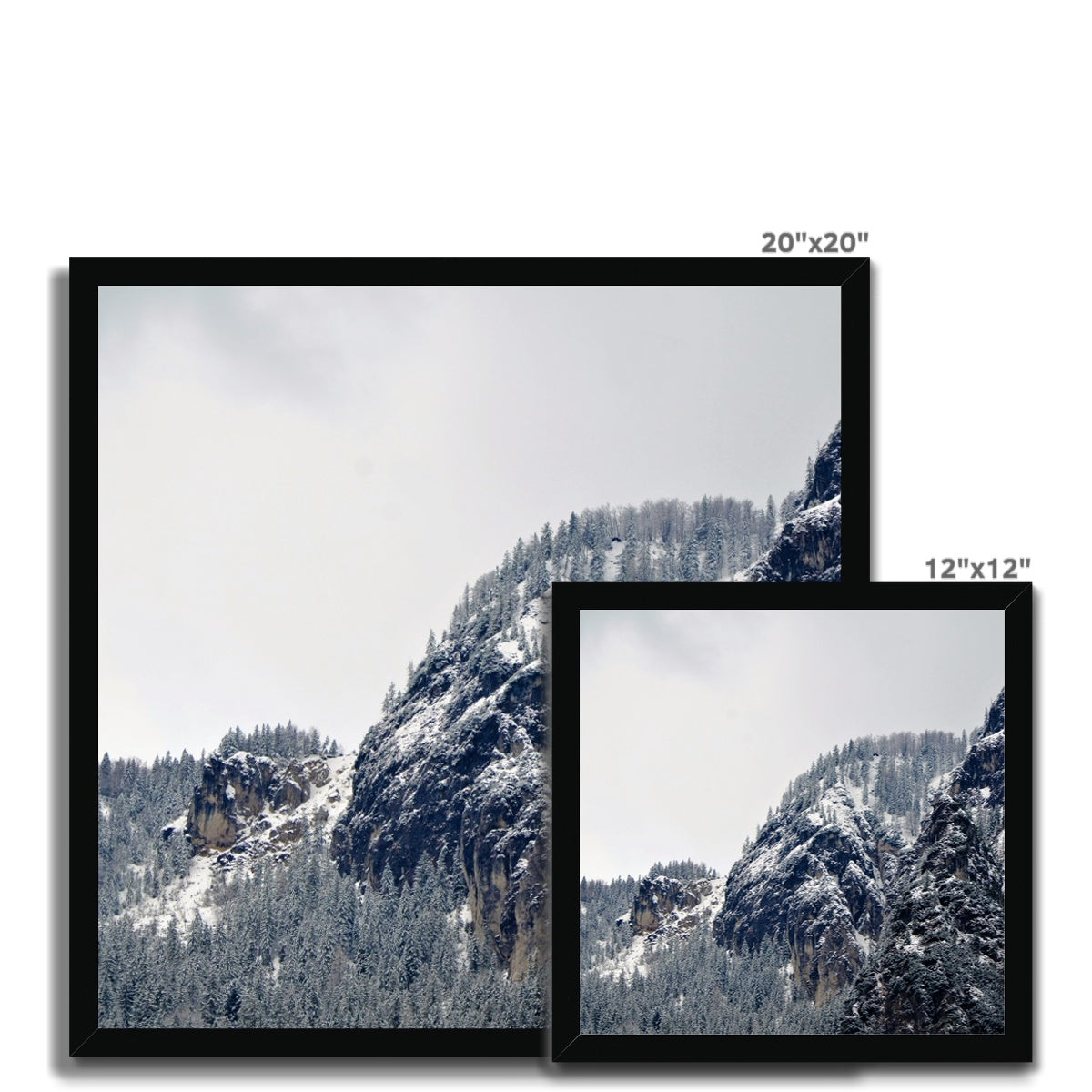 Mountain Landscape: Alps, Italy Framed Print