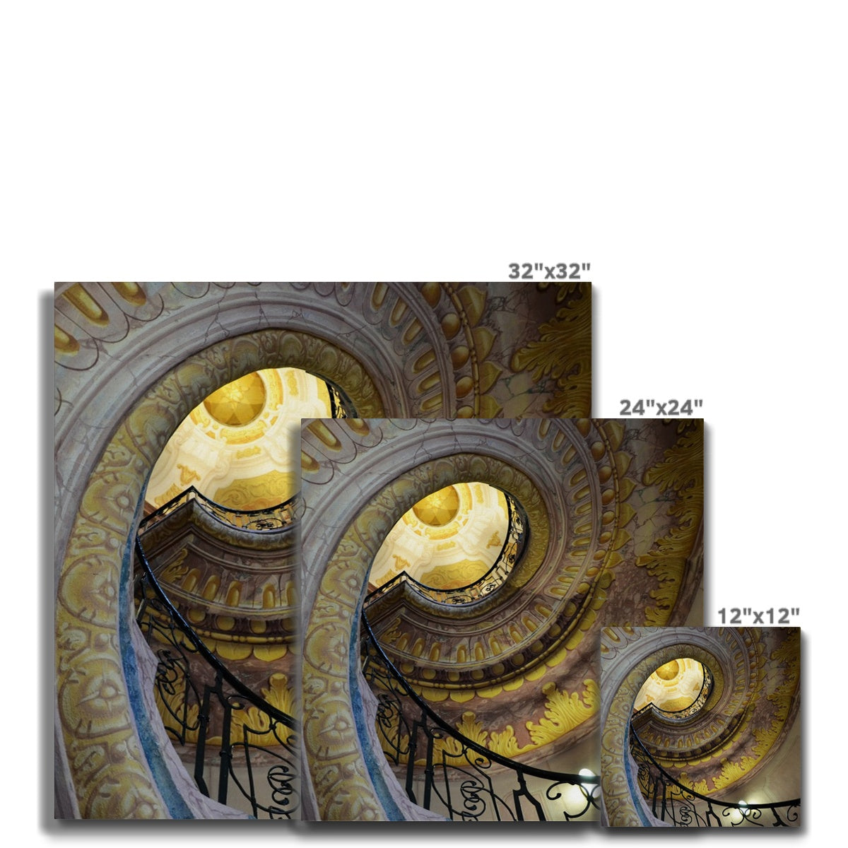 Architecture: Decorative Staircase Canvas