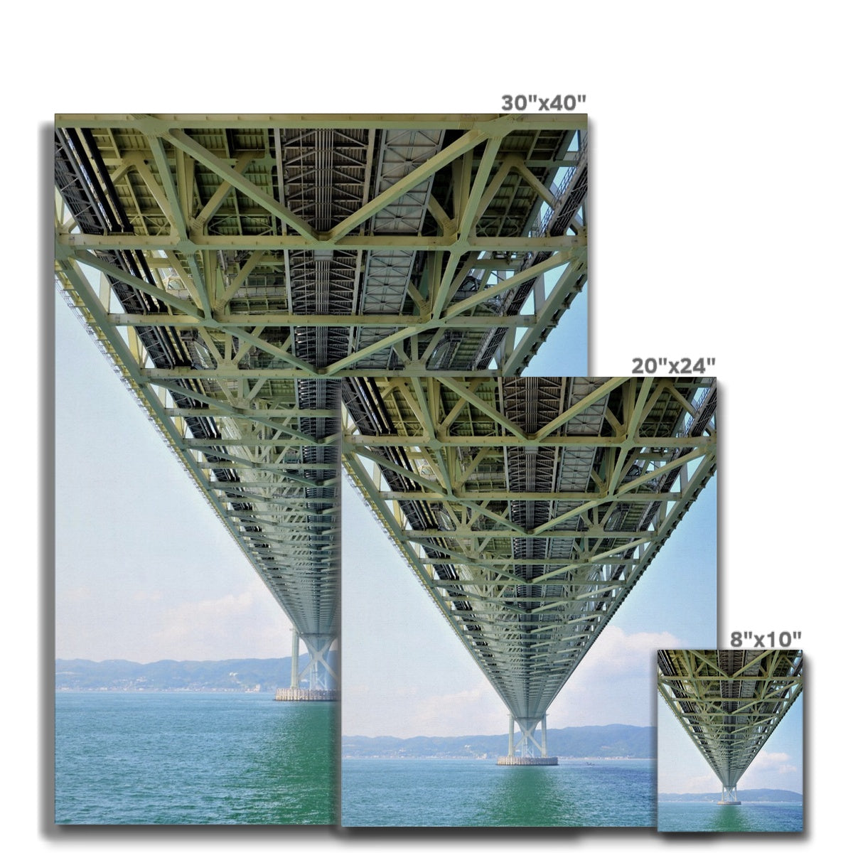 Engineering: Bridge Perspective Canvas