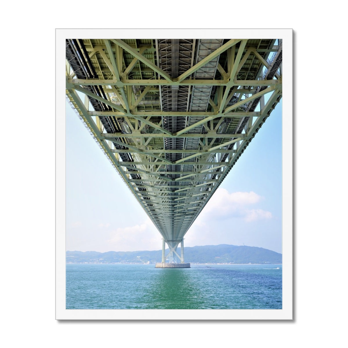 Engineering: Bridge Perspective Budget Framed Poster