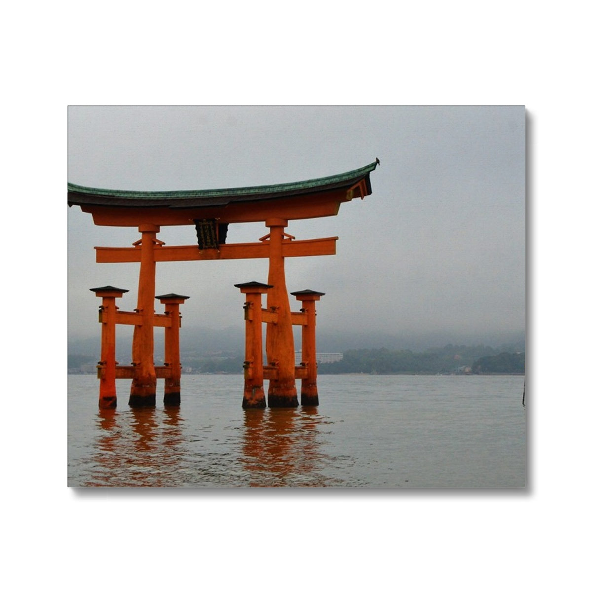 Architecture: Miyajima Gate, Japan Canvas