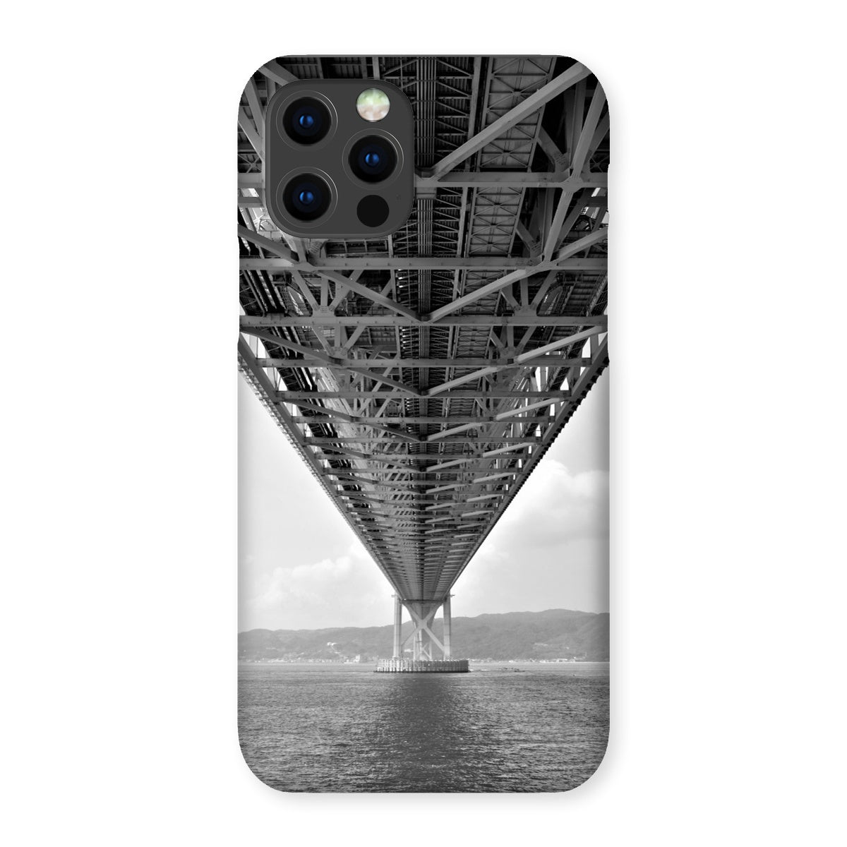 Engineering: Bridge Perspective, B&W Snap Phone Case