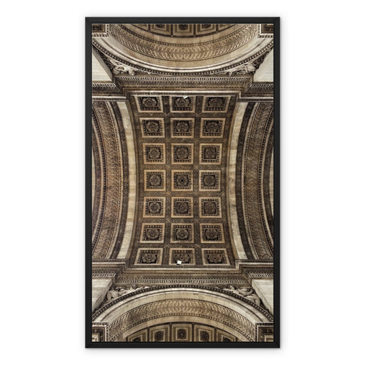 Architecture: Arc du Triomphe, Paris, France Framed Canvas