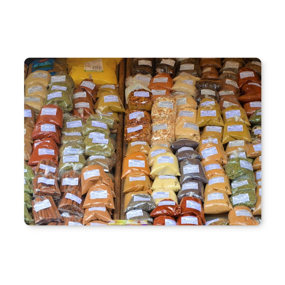 Food: Assortment of Spices Placemat