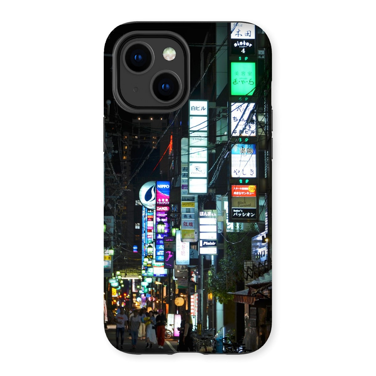 Streets: Neon Lights, Japan Tough Phone Case