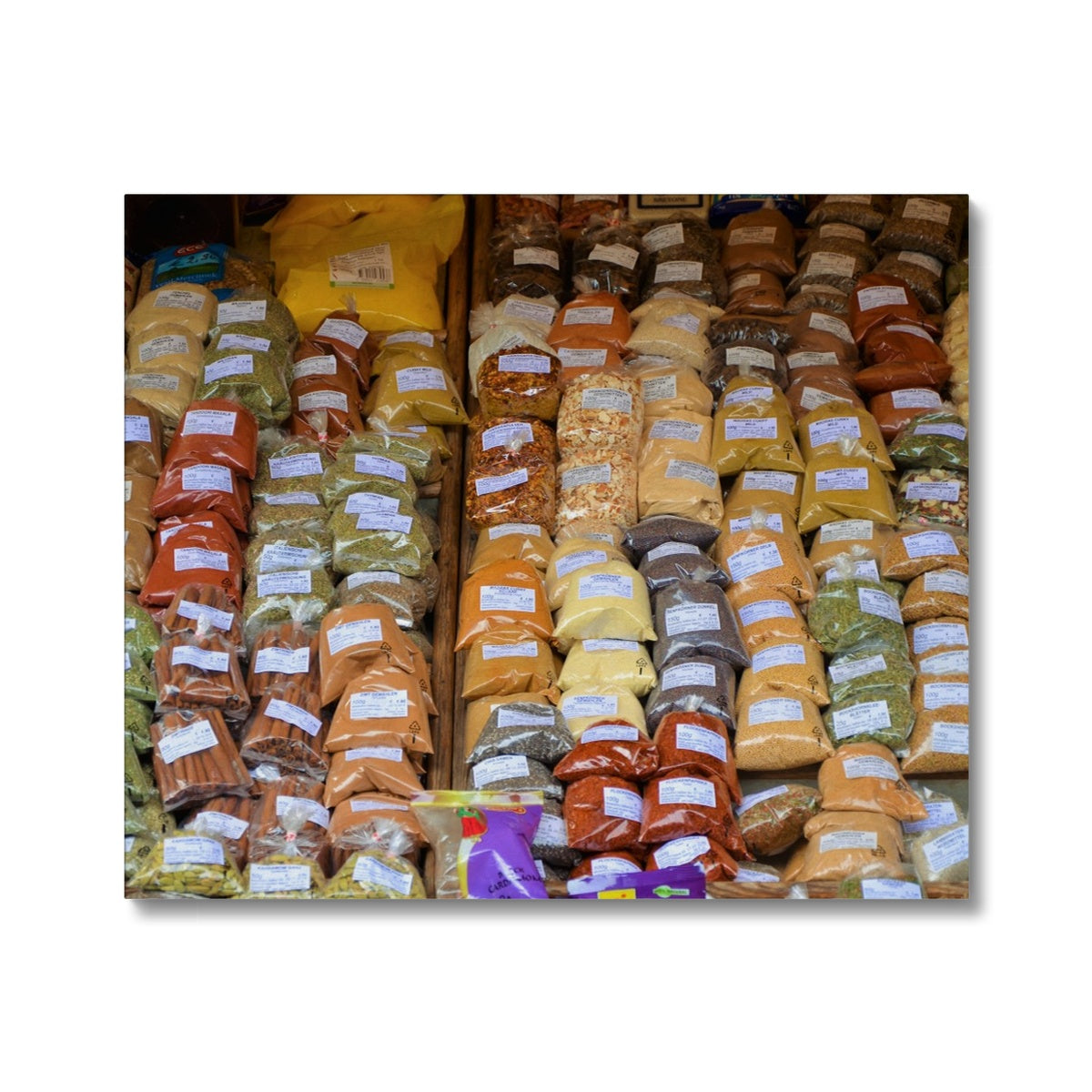 Food: Assortment of Spices Canvas