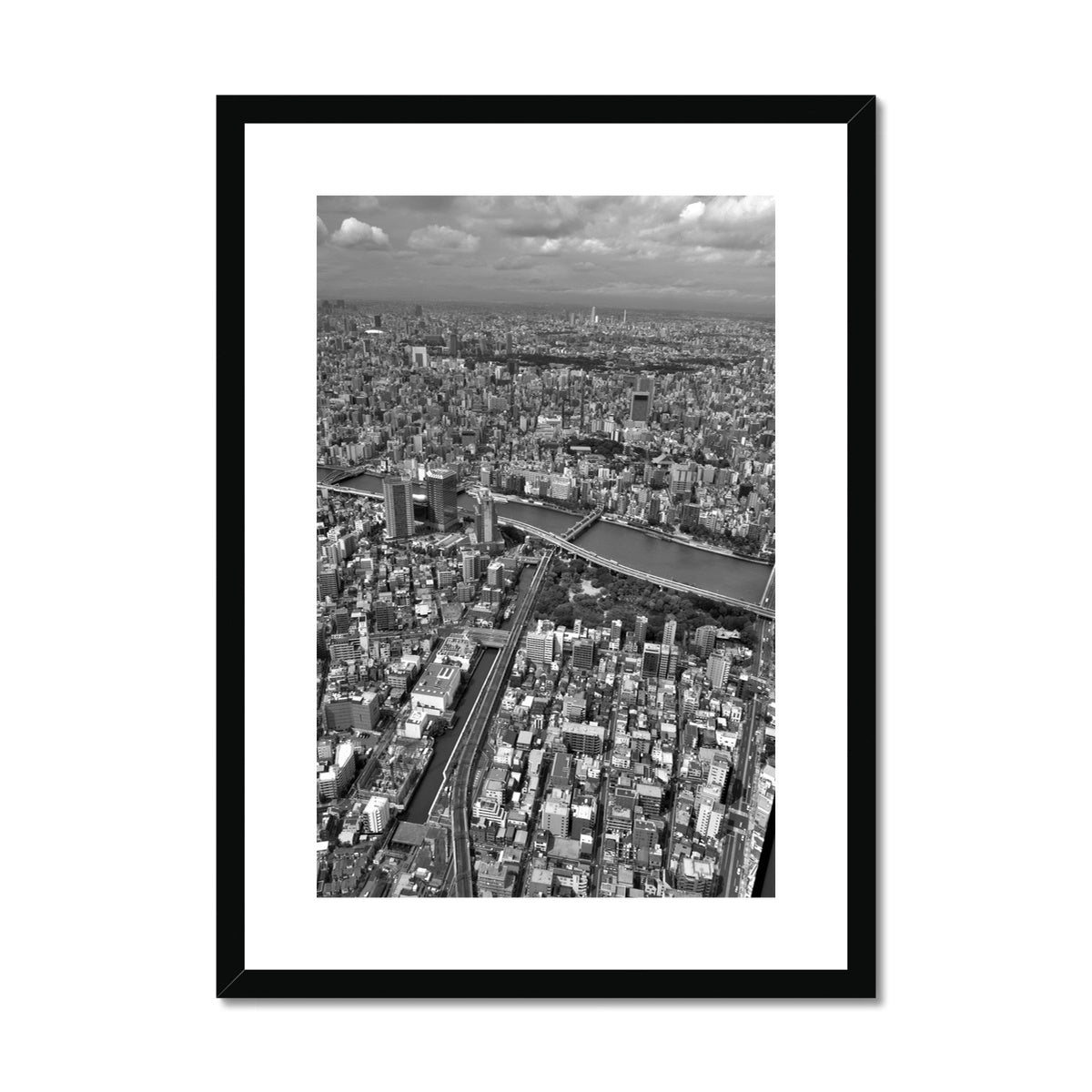 Tokyo City, Japan Framed & Mounted Print