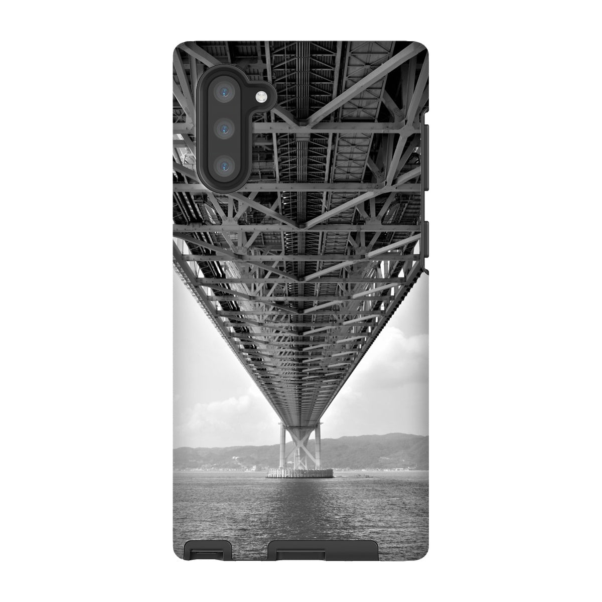 Engineering: Bridge Perspective, B&W Tough Phone Case