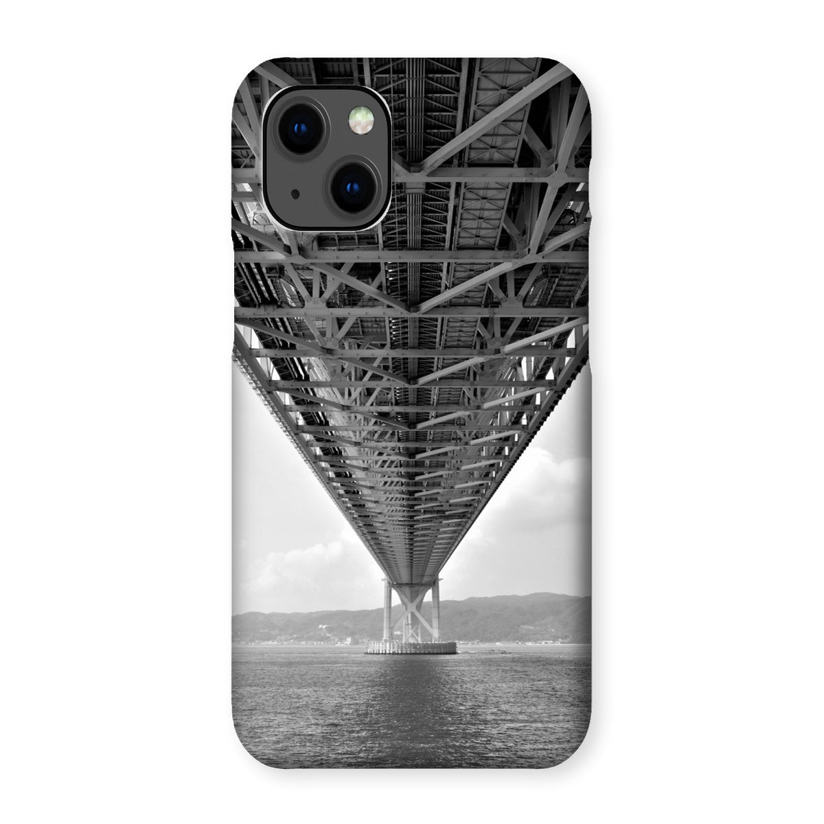 Engineering: Bridge Perspective, B&W Snap Phone Case