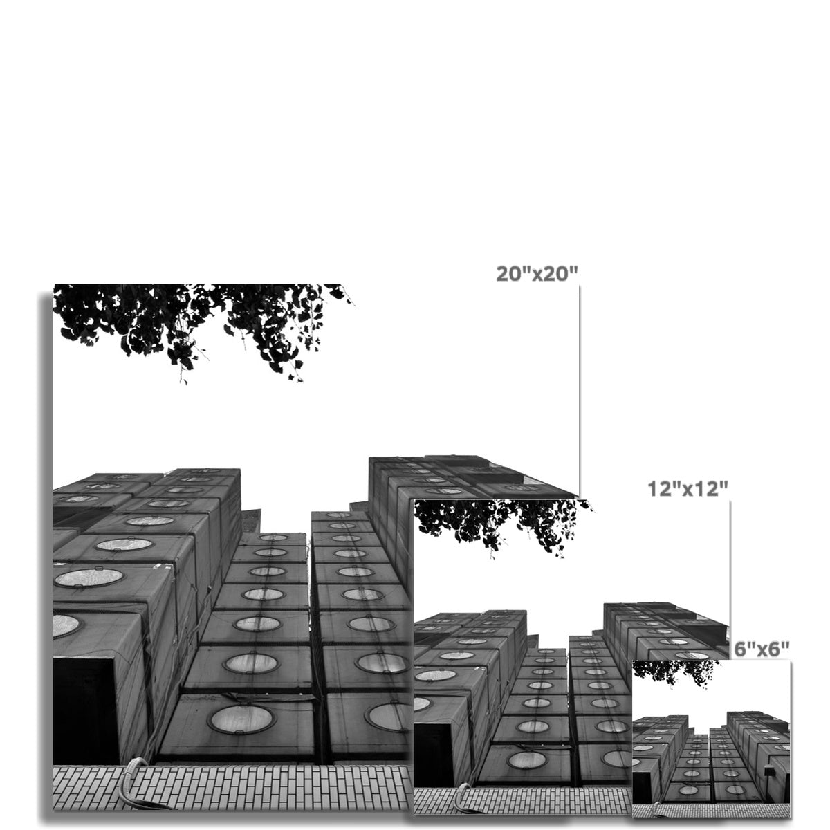 Architecture: Capsule Hotel Hahnemühle Photo Rag Print