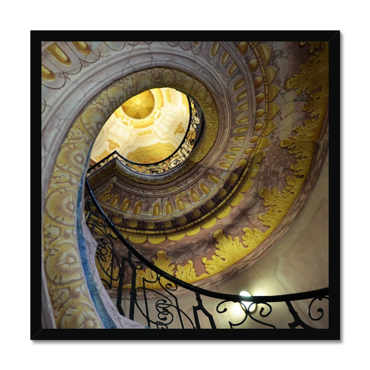 Architecture: Decorative Staircase Framed Print