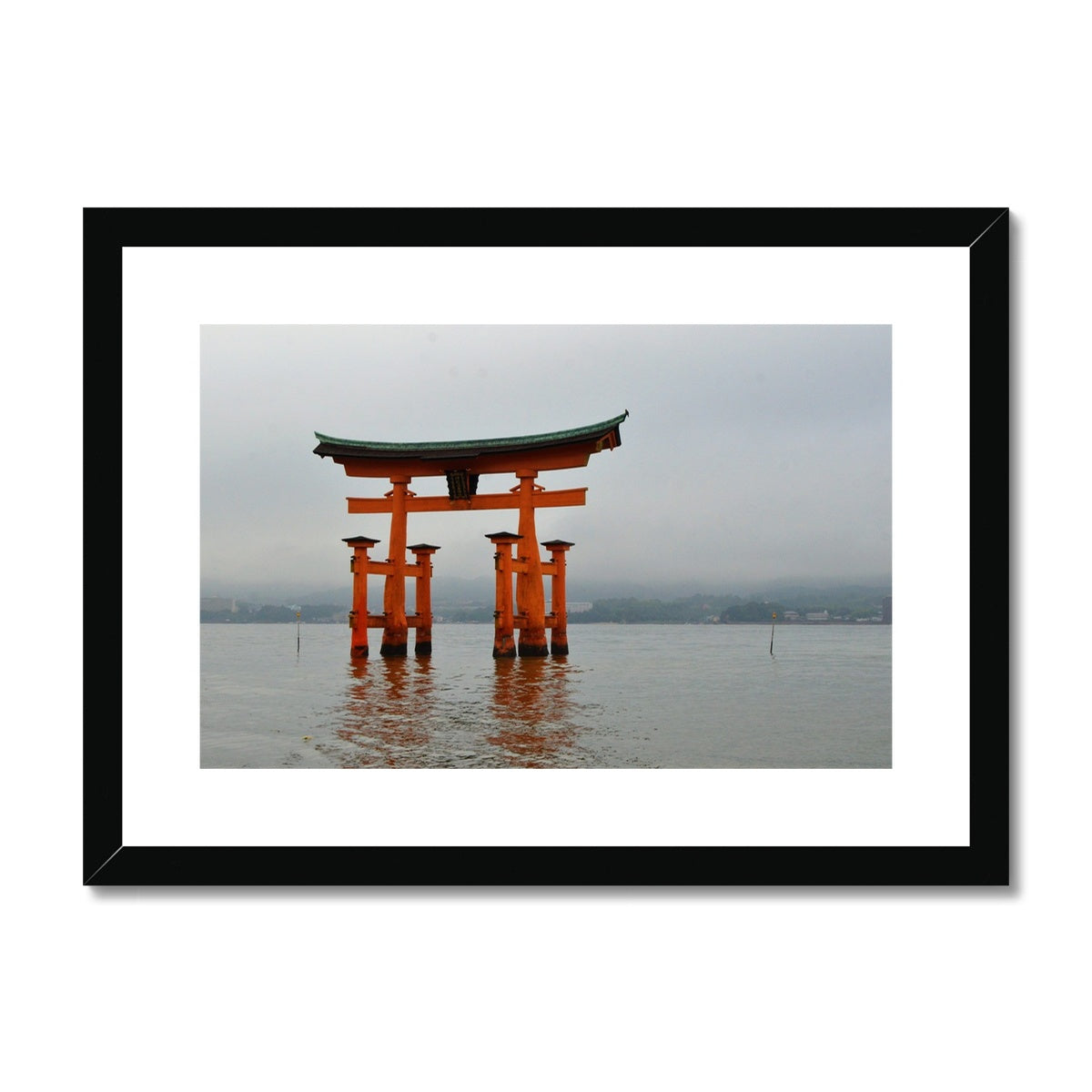 Architecture: Miyajima Gate, Japan Framed & Mounted Print